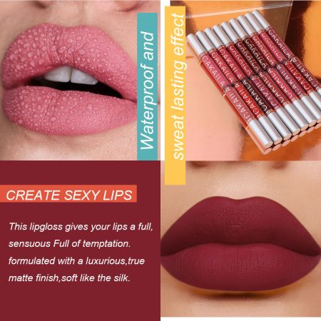 18-Colors-Matte-Lipgloss-Wholesale-Cheap-Liquid-Lipstick-Makeup-Lip-Color-Batom-Long-Lasting-Sexy-Red-1