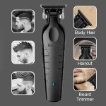 KEMEI-Black-Hair-Clippers-for-Men-Cordless-Clippers-for-Hair-Cutting-Professional-Barber-Clippers-USB-Rechargeable