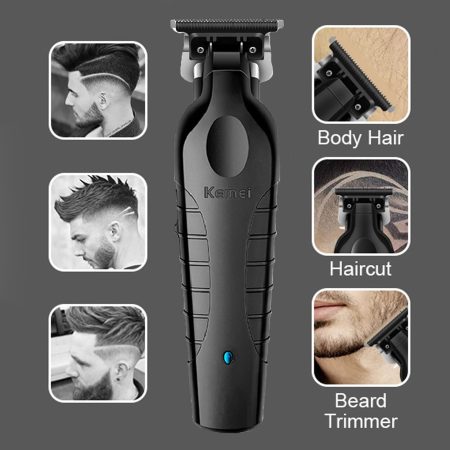 KEMEI-Black-Hair-Clippers-for-Men-Cordless-Clippers-for-Hair-Cutting-Professional-Barber-Clippers-USB-Rechargeable-1